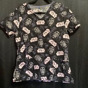 Star Wars Darth Vader scrub top size M